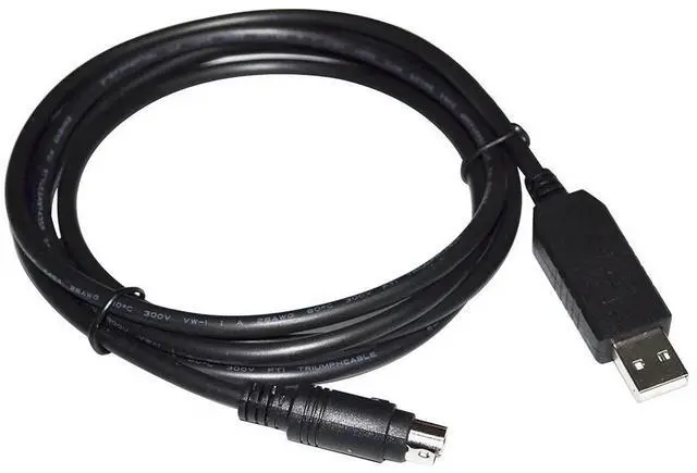 Main image of WRIARICH FTDI FT232RL USB TO MINI DIN 8P MD8 RS232/RS485 CONVERTER SERIAL COMMUNICATION CABLE FOR WACOGIKEN GPX2 SERIES SERVO DRIVE TO PC (RS485 SIGNAL)
5M Length
