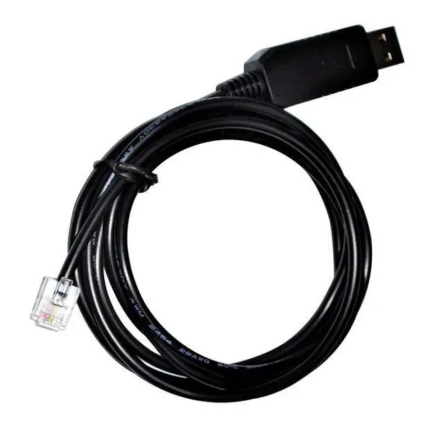 Main image of WRIARICH INDUSTRIAL FTDI FT232RL USB TO RJ11 RJ12 6P4C ADAPTER RS485 CONVERTER COMMUNICATION CABLE FOR DELTA VFD ALL SERIES CONNECT TO PC 3M Length