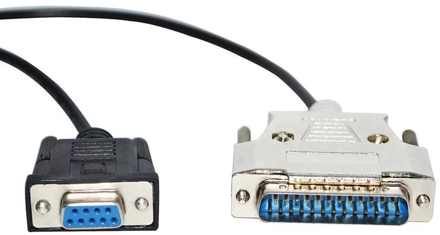 Alt view image 3 of 5 - WRIARICH RS232 D-SUB 9 PIN DB9 FEMALE TO DB25 25PIN MALE ADAPTER CONVERTER SERIAL CABLE FOR SHIMADZU ANALYTICAL BALANCE ELECTRONIC SCALE 5M Length