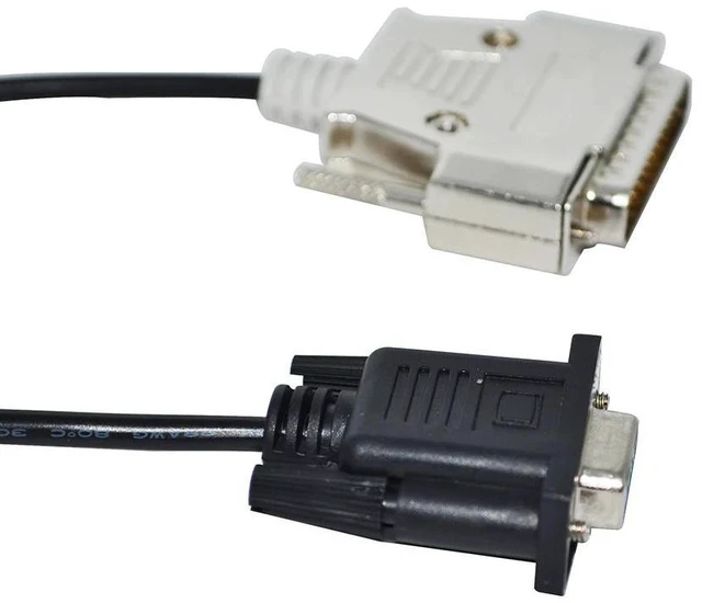 Alt view image 4 of 5 - WRIARICH RS232 D-SUB 9 PIN DB9 FEMALE TO DB25 25PIN MALE ADAPTER CONVERTER SERIAL CABLE FOR SHIMADZU ANALYTICAL BALANCE ELECTRONIC SCALE 5M Length