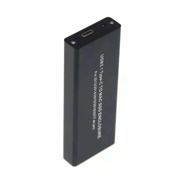 Alt view image 3 of 6 - WRIARICH SSD Case For Air Pro Retina 2013 2014 2015 /2016 Hard Disk Box USB 3.0 to Mac SSD Case Box A1466 A1465 A1398 A1502
