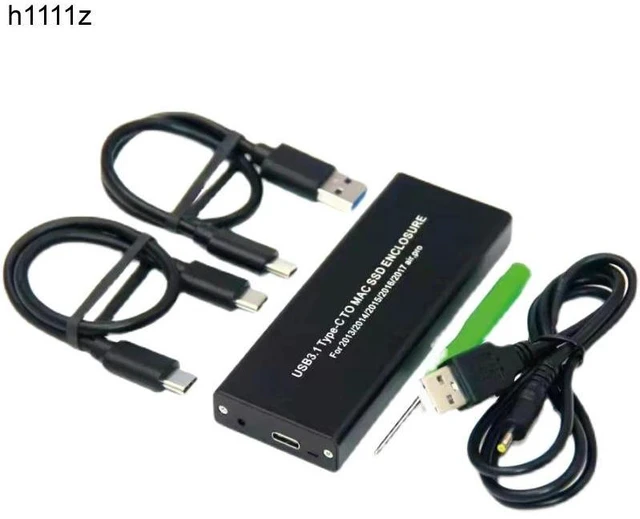 Main image of WRIARICH SSD Case For Air Pro Retina 2013 2014 2015 /2016 Hard Disk Box USB 3.0 to Mac SSD Case Box A1466 A1465 A1398 A1502