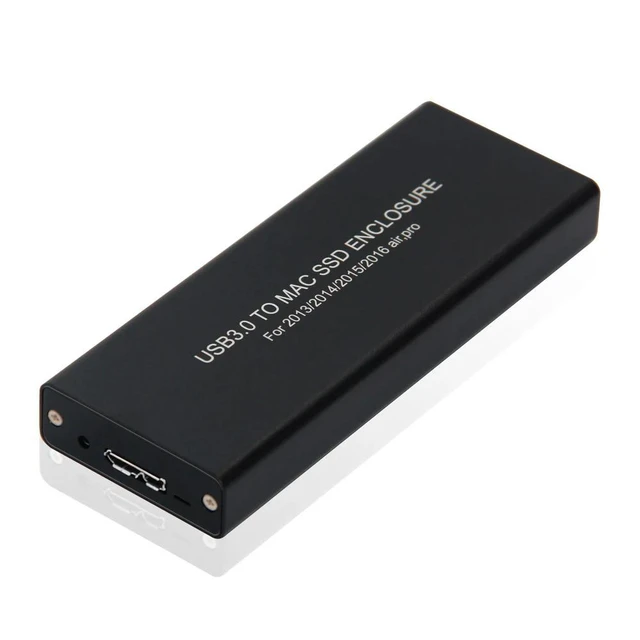 Alt view image 5 of 6 - WRIARICH SSD Case For Air Pro Retina 2013 2014 2015 /2016 Hard Disk Box USB 3.0 to Mac SSD Case Box A1466 A1465 A1398 A1502