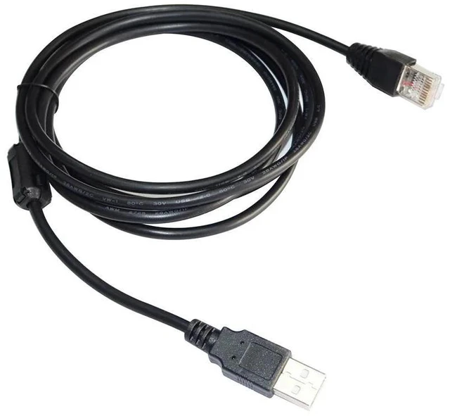 Main image of WRIARICH FTDI FT232RL CHIP RS232 USB 2.0 A TO RJ48 RJ50 10P10C PLUG SCANNER DATA EXTENSION CABLE FOR JADAK BAR CODE SCANNER TO PC KABLE (RS232 USB TO RJ50)
0.9M Length(3.6M Length)
