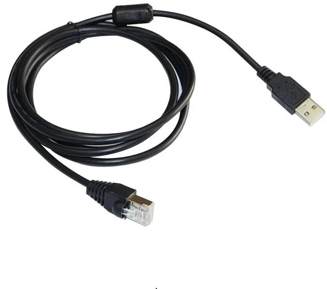 Alt view image 3 of 6 - WRIARICH FTDI FT232RL CHIP RS232 USB 2.0 A TO RJ48 RJ50 10P10C PLUG SCANNER DATA EXTENSION CABLE FOR JADAK BAR CODE SCANNER TO PC KABLE (RS232 USB TO RJ50)
0.9M Length(3.6M Length)