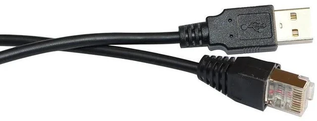 Alt view image 5 of 6 - WRIARICH FTDI FT232RL CHIP RS232 USB 2.0 A TO RJ48 RJ50 10P10C PLUG SCANNER DATA EXTENSION CABLE FOR JADAK BAR CODE SCANNER TO PC KABLE (RS232 USB TO RJ50)
0.9M Length(3.6M Length)