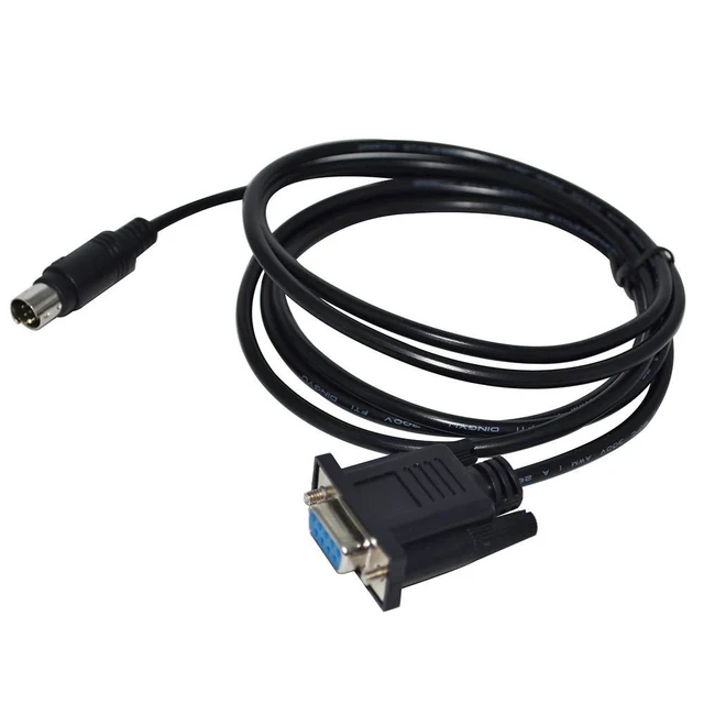 Alt view image 2 of 5 - WRIARICH D-SUB 9 PIN DB9 FEMALE TO MINI DIN 8P MD8 MALE ADAPTER RS232 SERIAL DATA TRANSFER CABLE FOR APPLE QUICKTAKE 100 150 CAMERA TO PC 5M Length