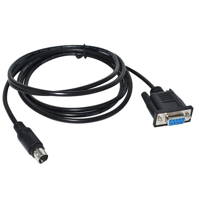 Alt view image 3 of 5 - WRIARICH D-SUB 9 PIN DB9 FEMALE TO MINI DIN 8P MD8 MALE ADAPTER RS232 SERIAL DATA TRANSFER CABLE FOR APPLE QUICKTAKE 100 150 CAMERA TO PC 5M Length