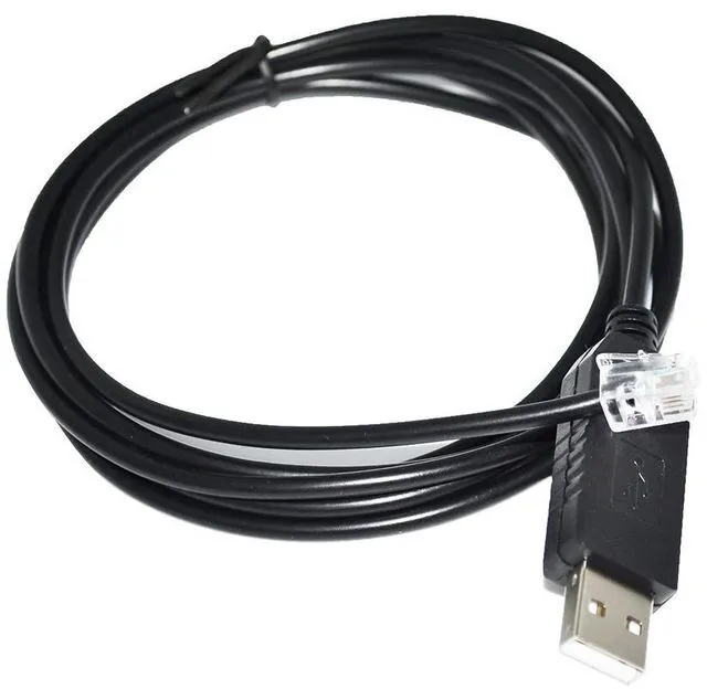 Alt view image 2 of 6 - WRIARICH FTDI CHIP RS232 USB TO RJ9 RJ11 4P4C PLUG SERIAL COMMUNICATION 017620 CONFIG DEBUG CABLE FOR HMS ABC ANYBUS INDUSTRIAL NETWORKS
5M Length