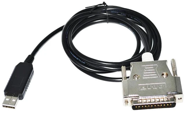 Alt view image 7 of 7 - WRIARICH FTDI FT232RL USB TO DB25 MALE ADAPTER RS232 SERIAL COMMUNICATION CABLE FOR STANFORD CURRENT PREAMPLIFIER SR560 SR570 SR844 SR620
3M Length