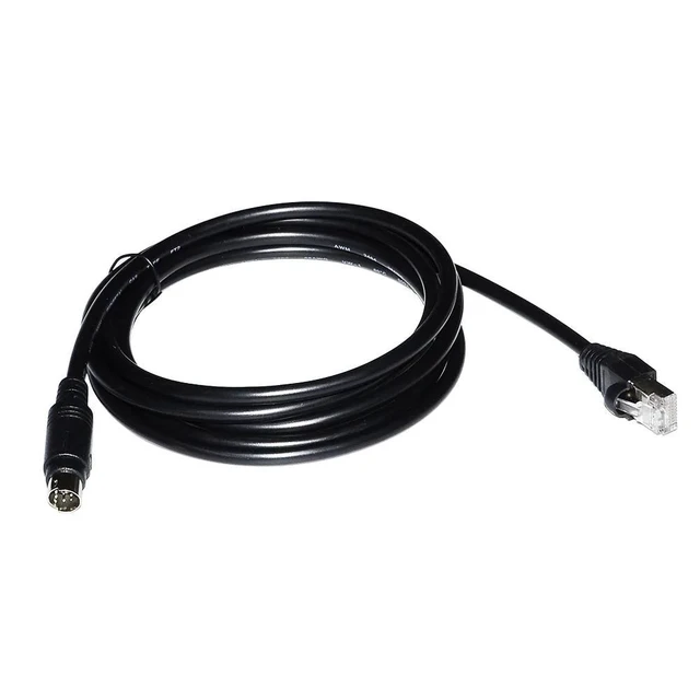 Alt view image 3 of 6 - WRIARICH RJ45 to Mini Din 8P MD8 Male Connector RS422 Programming Communication Cable for Hakko Monitouch HMI MJ2 to Mitsubishi FX PLC
10M Length(10M Length)