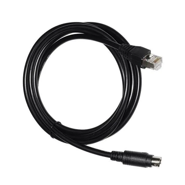 Alt view image 4 of 6 - WRIARICH RJ45 to Mini Din 8P MD8 Male Connector RS422 Programming Communication Cable for Hakko Monitouch HMI MJ2 to Mitsubishi FX PLC
10M Length(10M Length)