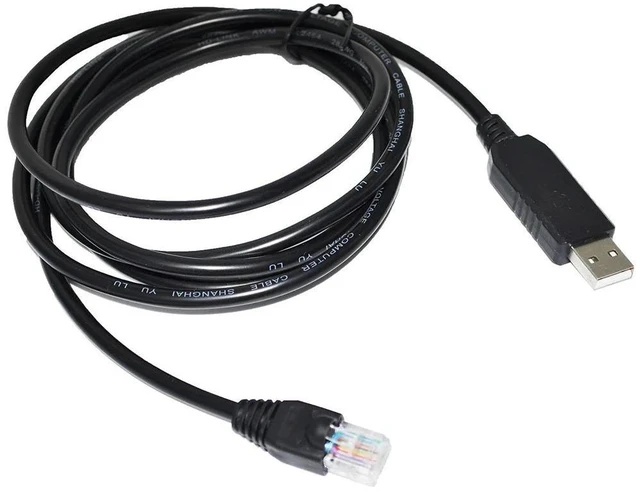 Main image of WRIARICH FTDI FT232RL CHIP USB TO RJ45 RS232/RS485 CONVERTER SERIAL COMMUNICATION CABLE FOR MARVEL HYBRID INVERTER TO PC/BMS BATTERY (RS232 CABLE)
5M Length