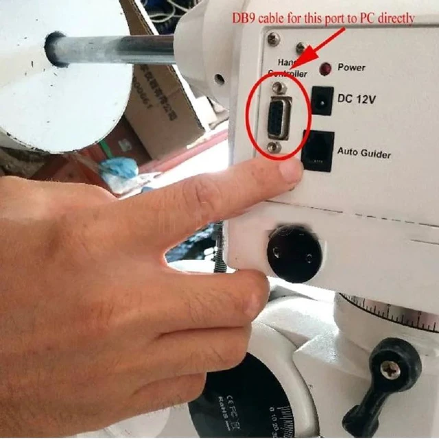Alt view image 5 of 6 - WRIARICH FTDI EQDIR USB TO DB9 ADAPTER CABLE FOR SKY-WATCHER EQ6 OR NEQ6 SYNTREK & PRO MOUNTS ORION ATLAS EQ-G MOUNT (1.8M Length)