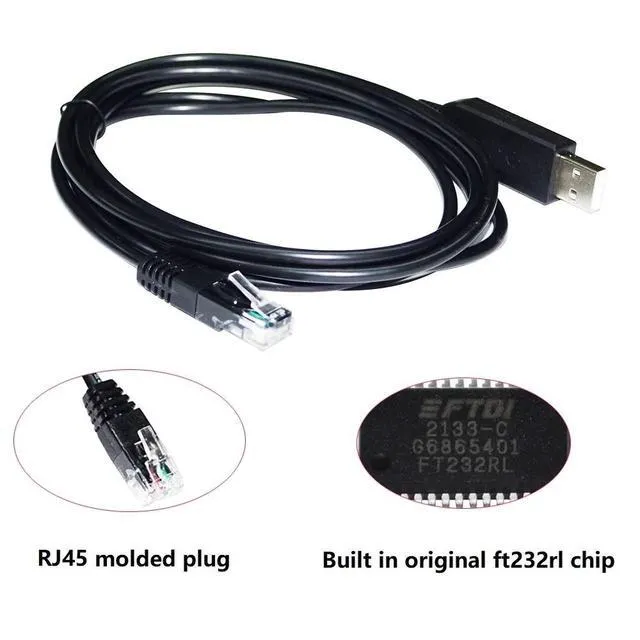Alt view image 2 of 6 - WRIARICH FTDI FT232RL CHIP USB TO RS485 RJ45 8P4C ADAPTER SERIAL COMMUNICATION CONSOLE CABLE FOR LEADSHINE DC SERVO DRIVE LD5-400Z TO PC
7M Length(3.6M Length)
