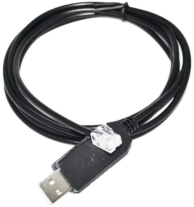 Main image of WRIARICH FTDI FT232RL RS232 USB TO RJ9 4P4C PLUG SERIAL COMMUNICATION DEBUG UPGRADE CABLE FOR GOOGOLTECH SERVO DRIVE C7 PORT TO PC KABLE
5M Length