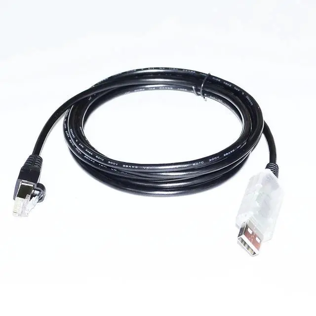 Alt view image 2 of 6 - WRIARICH FTDI FT232RL USB TO RJ45 PLUG RS232/RS485 CONVERTER SERIAL COMMUNICATION CABLE FOR FATEK UNICON USDA3 USDA5 SERVO DRIVE TO PC (RS485 FOR USDA5)
5M Length