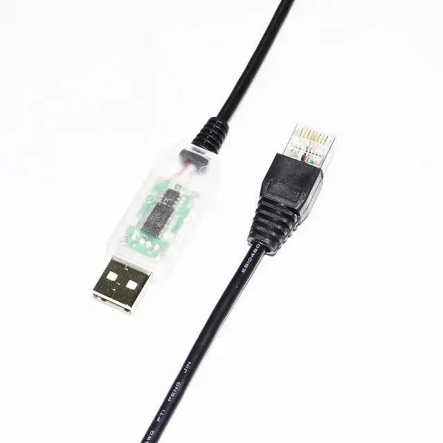 Alt view image 4 of 6 - WRIARICH FTDI FT232RL USB TO RJ45 PLUG RS232/RS485 CONVERTER SERIAL COMMUNICATION CABLE FOR FATEK UNICON USDA3 USDA5 SERVO DRIVE TO PC (RS485 FOR USDA5)
5M Length