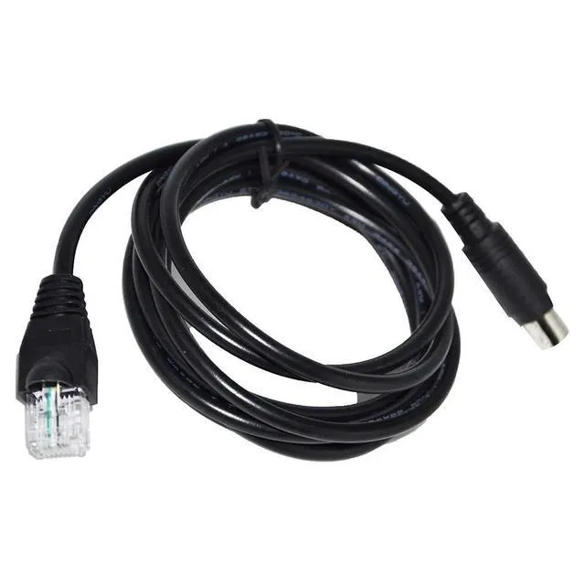 Alt view image 2 of 5 - WRIARICH MINI DIN 8PIN MD8 TO RJ45 ADAPTER FOR SONY VIDEO CONFERENCE CAMERA VISCA IN TO OUT NETWORKING DEVICE CASCADING CONNECTION CABLE 0.3M Length(10M Length)