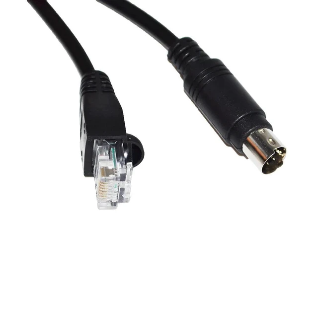 Alt view image 3 of 5 - WRIARICH MINI DIN 8PIN MD8 TO RJ45 ADAPTER FOR SONY VIDEO CONFERENCE CAMERA VISCA IN TO OUT NETWORKING DEVICE CASCADING CONNECTION CABLE 0.3M Length(10M Length)