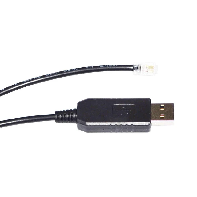 Alt view image 4 of 6 - WRIARICH ORIGIN FT232RL CHIP USB TO RJ9 4P4C ADAPTER RS485 CONVERTER SERIAL COMMUNICATION CABLE FOR LUST LTI SMC1 PLC CONTROL TO PC HOST
0.8M Length(1.8M Length)
