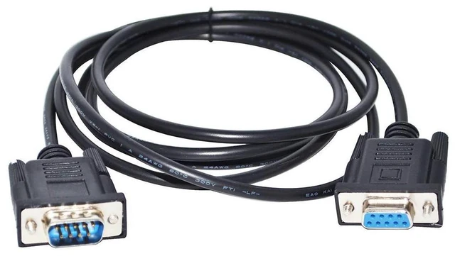 Main image of WRIARICH RS232 D-SUB 9PIN DB9 FEMALE TO DB9 MALE ADAPTER CONVERTER SERIAL COMMUNICATION DOWNLOAD CABLE FOR DIRUI H100 URINE ANALYZER 5M Length