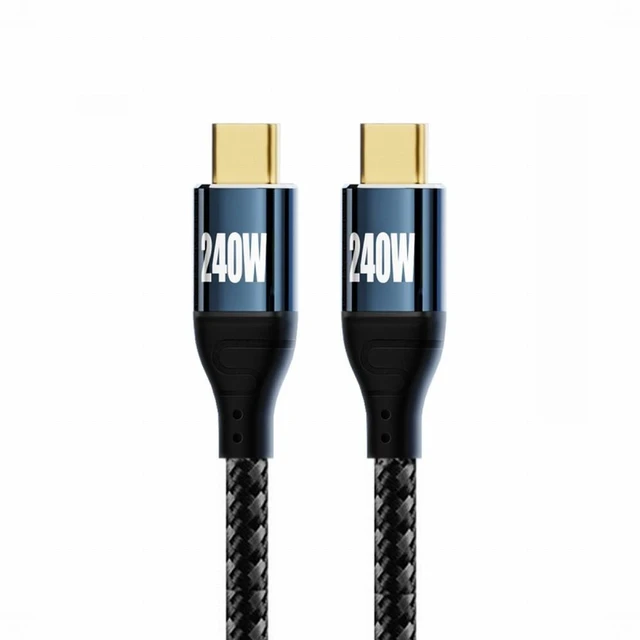 Alt view image 3 of 7 - WRIARICH USB-C 240W Type-C Cable 480Mbps 48V 5A Compatible with USB2.0 100W Charging for Laptop Tablet Phone