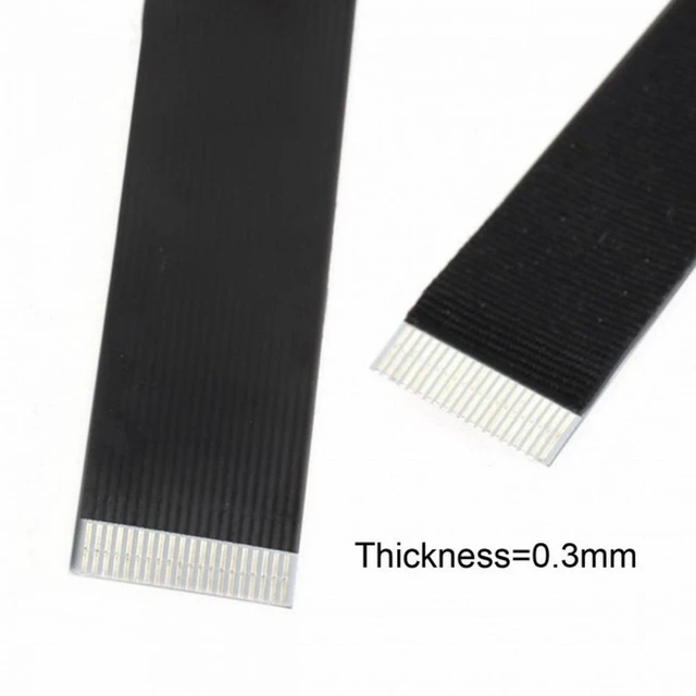 Alt view image 5 of 7 - WRIARICH USB 2.0 Type-A Male to Micro USB 5Pin Male Data Flat Slim FPC Cable for FPV Disk Phone