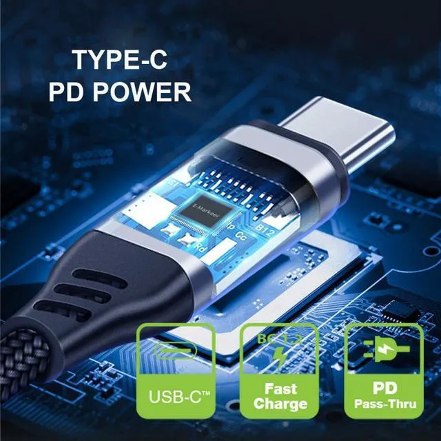 Alt view image 3 of 7 - WRIARICH Type-C Voltage Current Power Capacity Working Time Ammeter USB-C Voltmeter USB Cable Charger Detector USB-C Tester 4-30V 0-6.5A Digital Multimeter
