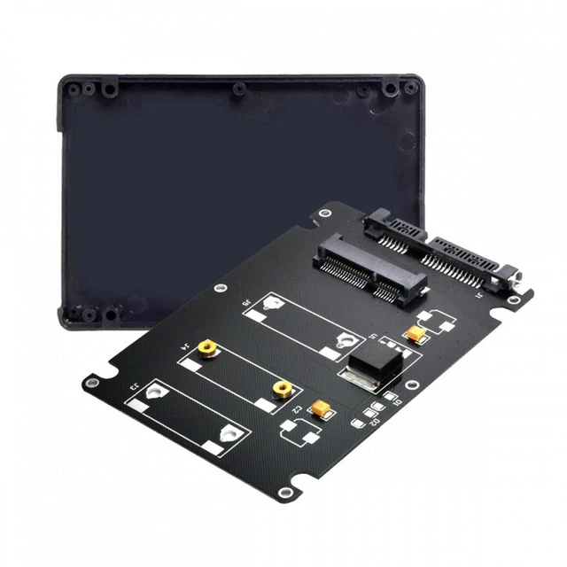 Main image of WRIARICH Mini PCI-E mSATA SSD to 2.5" SATA Hard Disk Enclosure Case Converter Adapter for MSATA SSD