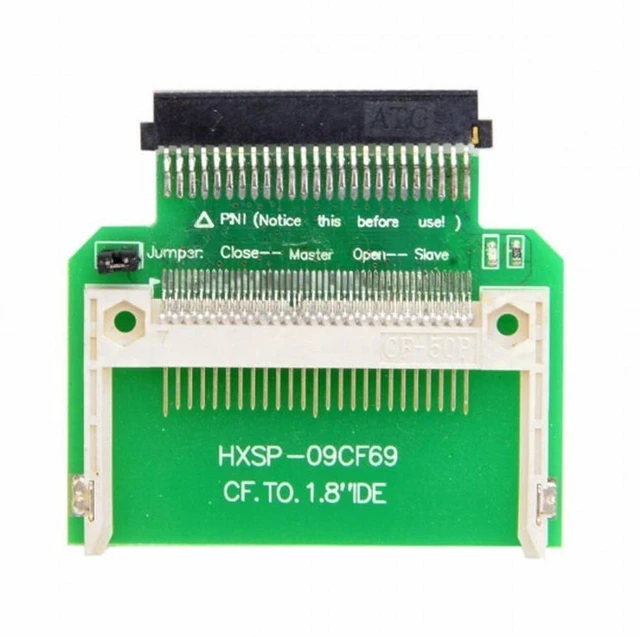 Alt view image 5 of 7 - WRIARICH CF Compact Flash Memory Card to 50pin 1.8 Inch IDE Hard Drive SSD Converter Adapter