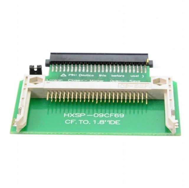 Alt view image 4 of 7 - WRIARICH CF Compact Flash Memory Card to 50pin 1.8 Inch IDE Hard Drive SSD Converter Adapter