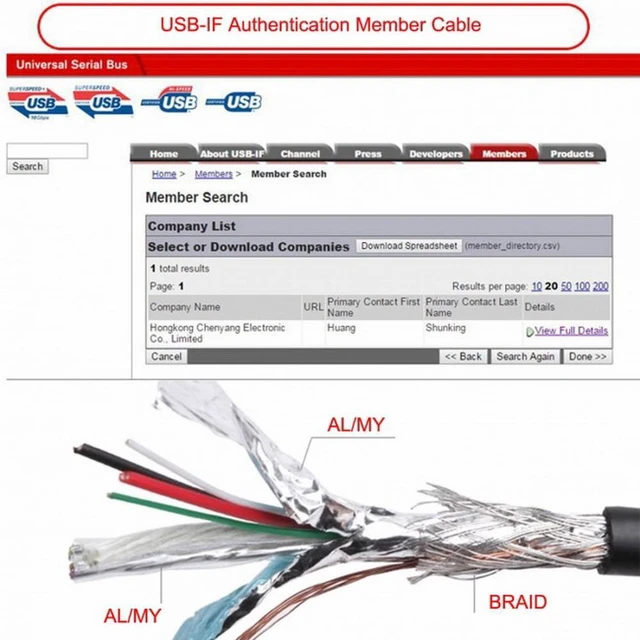 Alt view image 7 of 7 - WRIARICH Super Speed USB 3.0 power Y cable two A Male to USB Male for External Hard Disk
