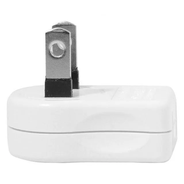 Alt view image 3 of 7 - WRIARICH PW-014-UP NEMA 1-15P USA Outlet Saver Power Extension Adapter 2-prong 2 Outlets 90 Degree Up Down Angled