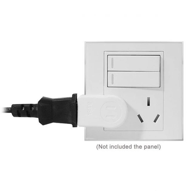 Alt view image 5 of 7 - WRIARICH PW-014-UP NEMA 1-15P USA Outlet Saver Power Extension Adapter 2-prong 2 Outlets 90 Degree Up Down Angled