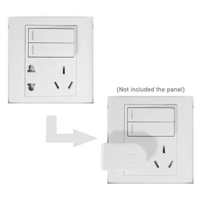 Alt view image 6 of 7 - WRIARICH PW-014-UP NEMA 1-15P USA Outlet Saver Power Extension Adapter 2-prong 2 Outlets 90 Degree Up Down Angled