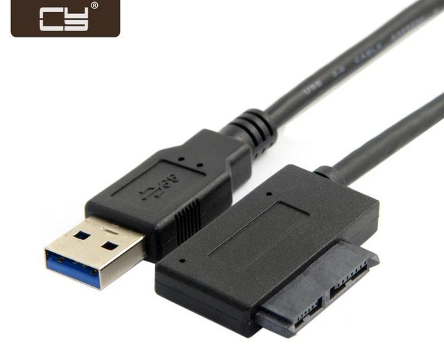Main image of WRIARICH USB 3.0 to 7+6 13pin Slimline Sata Adapter Cable for Laptop Cd DVD Rom Optical Drive