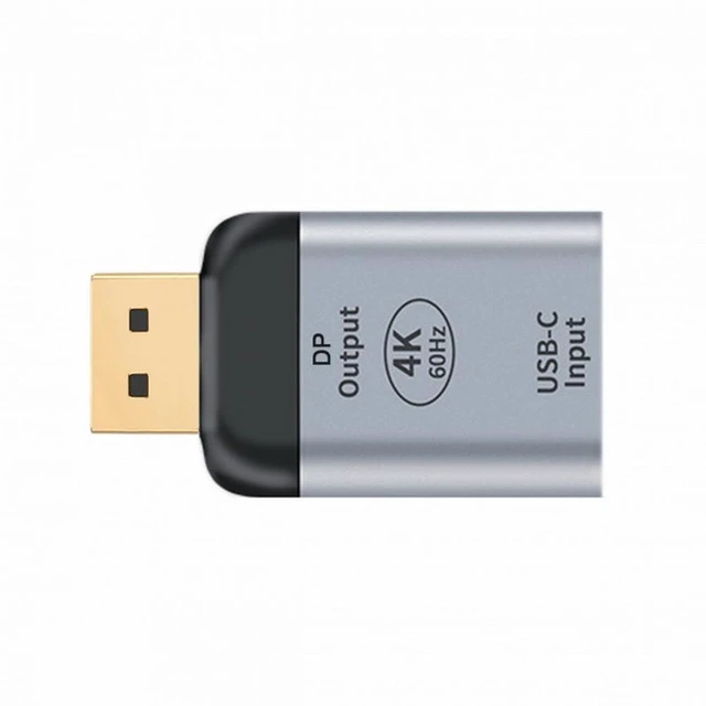 Alt view image 2 of 7 - WRIARICH Type-C USB-C Female Source to Displayport DP Sink HDTV Adapter 4K 60hz 1080p for Tablet Phone Laptop