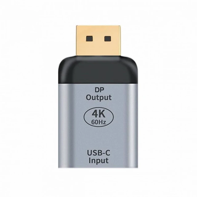 Alt view image 3 of 7 - WRIARICH Type-C USB-C Female Source to Displayport DP Sink HDTV Adapter 4K 60hz 1080p for Tablet Phone Laptop