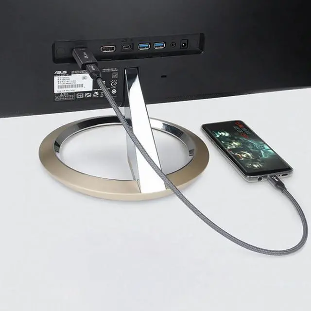 Alt view image 5 of 7 - WRIARICH Type-C USB-C Female Source to Displayport DP Sink HDTV Adapter 4K 60hz 1080p for Tablet Phone Laptop