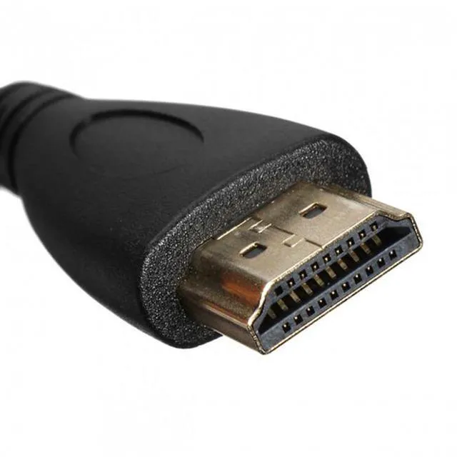 Alt view image 4 of 5 - WRIARICH HD-111-BK Black HDMI Male to HDMI Male Stretch Spring Cable for HDTV DVB DVD PC 1080p 4ft