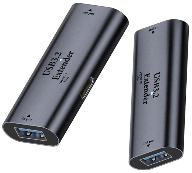 Main image of Vszerda USB 3.0 Active Repeater Adapter Type-A Female to Type-A Female Extender with Chipset for Camera Printer Computer