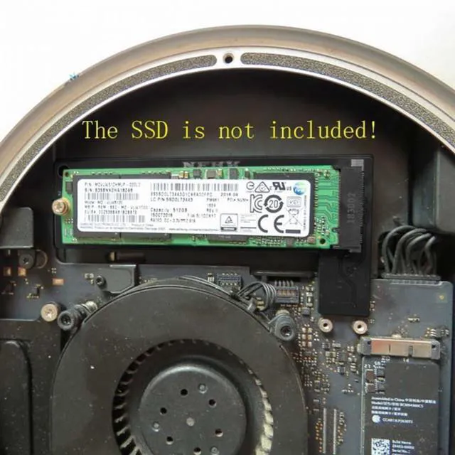 Alt view image 6 of 7 - WRIARICH M.2 NGFF M-Key NVME SSD Convertor Card for 2014 Macbook Mini A1347 MEGEN2 MEGEM2 MEGEQ2