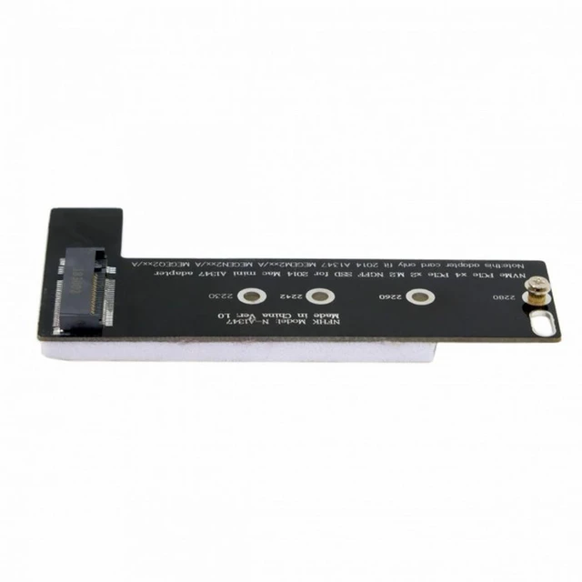Alt view image 7 of 7 - WRIARICH M.2 NGFF M-Key NVME SSD Convertor Card for 2014 Macbook Mini A1347 MEGEN2 MEGEM2 MEGEQ2
