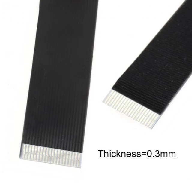 Alt view image 5 of 6 - WRIARICH 0.5M Down Angled USB 2.0 Type-A Male to Type-A Male Data Flat Slim FPC Cable 90 Degree for FPV & Disk & Scanner & Printer