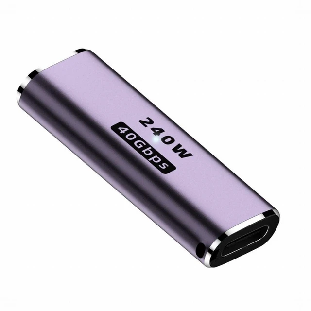 Main image of WRIARICH USB4 Type-C Female to Female 240W Power 40Gbps Data 8K Video Extender Adapter for NS Phone Laptop