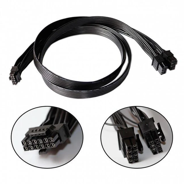 Main image of WRIARICH 12VHPWR ATX3.0 PCI-E 5.0 Power Modular Cable to Dual ATX 8Pin for 3080 3090TI PSU 16Pin 12+4P Graphics Card