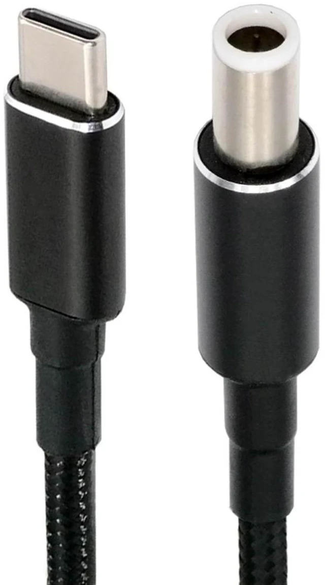 Main image of WRIARICH 100W Type C USB-C Input to 20V DC 7.4*5.0mm Output Power 20V 5A 65W PD Charge Cable compatible with DELL-Laptop