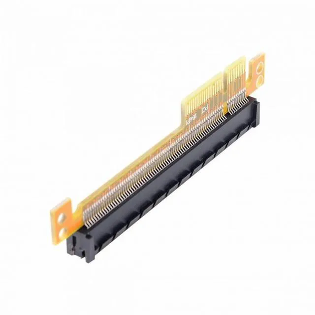 Alt view image 7 of 7 - WRIARICH PCI-E Express 4x to PCIE 16x Extender Converter Riser Card Adapter Male to Female