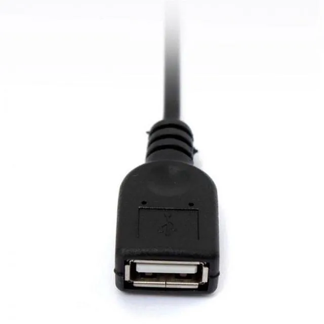 Alt view image 2 of 7 - WRIARICH PW-045 5V USB Female to DC Power Jack 5.5 2.1mm Charge Adpter Cable for Cell PhoneTablet